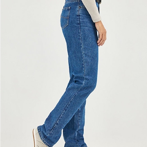 VINTAGE Lee Blue Denim Jeans-Straight Leg-Size 25/26 - Picture 3 of 14